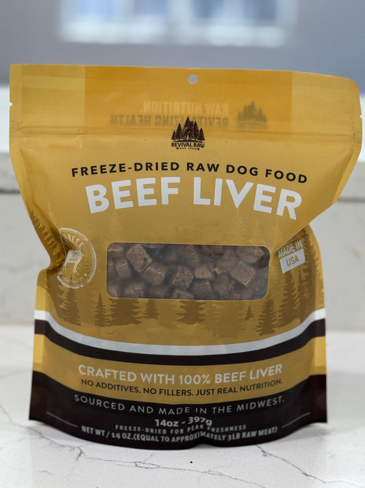 Freeze Dried Beef Liver Dog Food